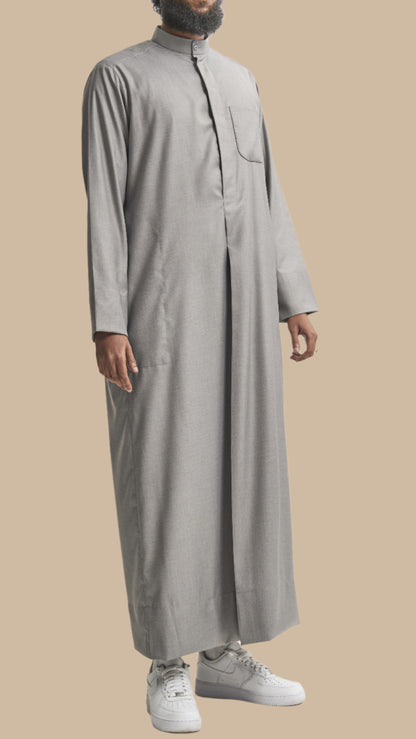 Kuwaiti Thobe- Grey