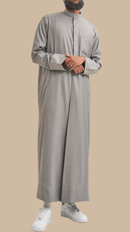 Kuwaiti Thobe- Grey